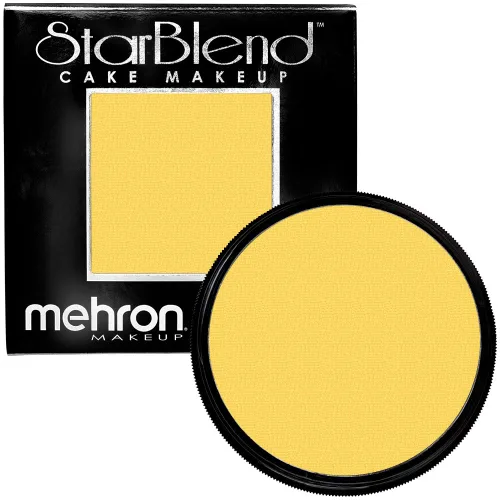 Vista 15 de Mehron Makeup StarBlend Maquillaje en Pastilla Polvo Prensado Húmedo/Seco Base en Polvo Pintura Facial y Corporal Marrón Sable 2 oz (56g)