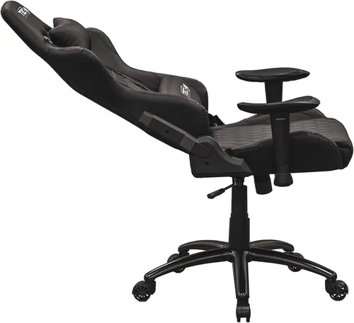Vista 8 de Techni Sport RTA-TS51-BK - Silla para juegos, color negro Adjustable lumbar support, adjustable armrests, carbon fiber look, 300 lb capacity