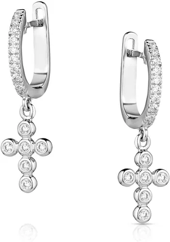 Vista 2 de Montana Silversmiths Pendientes de cruz estilo de vida occidental