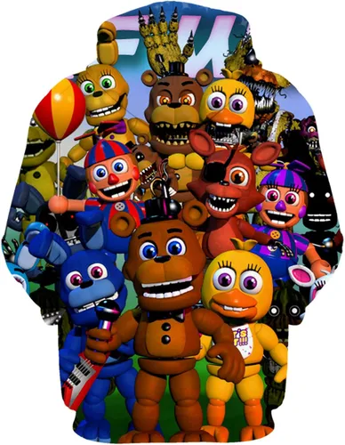 Vista 2 de Sudadera con capucha para niños y niñas con estampado 3D, sudaderas con capucha de anime
