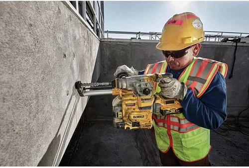 Vista 9 de DEWALT DCH293B 20V Max XR - Taladro de martillo rotativo en forma de L de 1-1/8 pulgadas, sin escobillas, SDS Plus (solo herramienta)