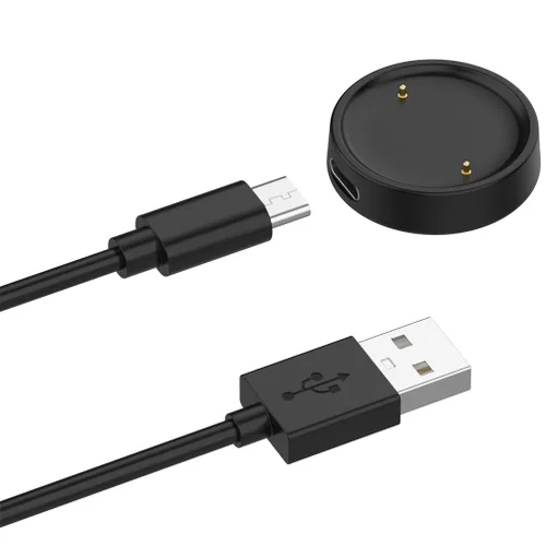 Vista 4 de [Paquete de 2] Cargador compatible con Amazfit Bip 6/Active 2, cable de carga de repuesto para reloj inteligente Amazfit Active 2/Bip 6, 3.3
