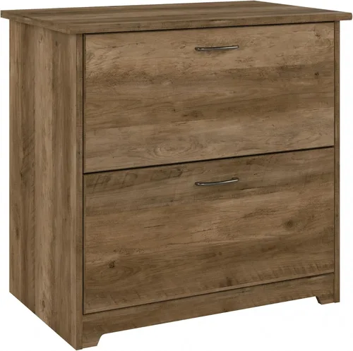 Vista 12 de Bush Furniture - Archivador lateral Cabot Collection de 2 cajones con herrajes cromados, elegante archivador para oficina en casa, cartas, archivos