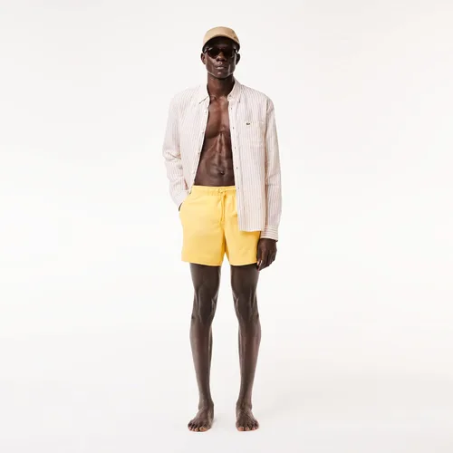 Vista 102 de Lacoste Bañador de secado rápido para hombre de 5.5 pulgadas