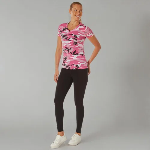 Vista 4 de Rothco Camiseta de manga larga con cuello en V para mujer