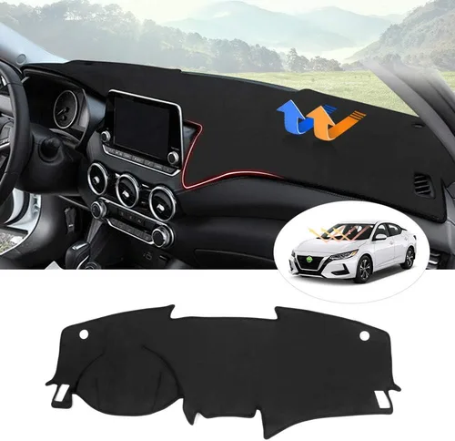 Vista 18 de Autorder Alfombrilla de Salpicadero para Rivian R1T 2022-2025 2026 Accesorios Cubierta de Salpicadero Manta de Salpicadero Franela Protección contra