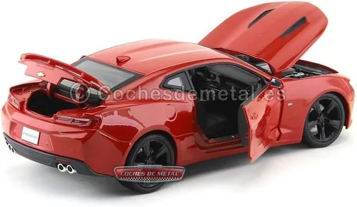 Vista 6 de Chevrolet 2016 Camaro SS Rojo 1/18 por Maisto 31689