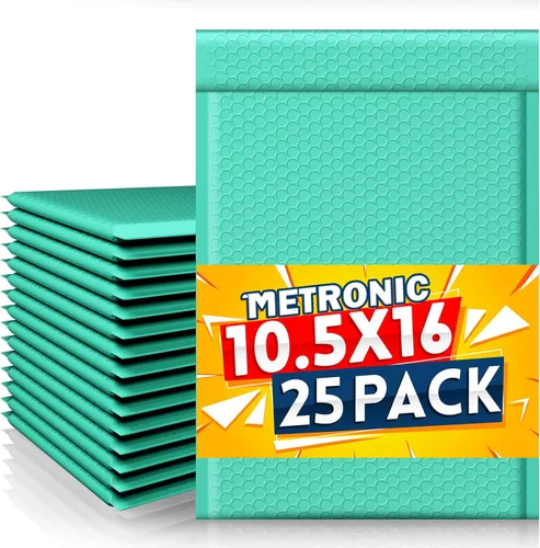 Vista 14 de Metronic Sobres de burbujas de 6 x 10 pulgadas, paquete de 100 sobres Azul