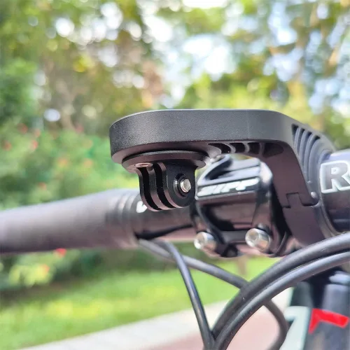 Vista 7 de Cestbon Adaptador combinado de montaje para Garmin Edge compatible con cámara o faro, adaptador universal extendido de liberación rápida de montaje