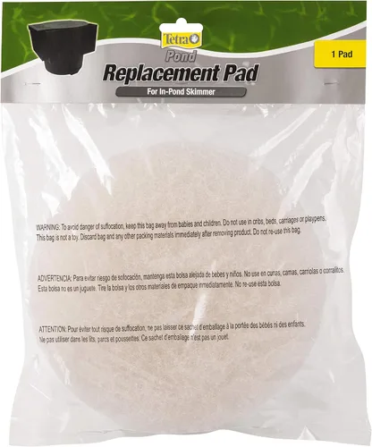 Vista 2 de Tetra Pond Replacement Pad Set For In-Pond Skimmer, Skims Pond Debris Before It Sinks
