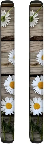Vista 37 de 2 fundas para manijas de refrigerador, decoración otoñal, hojas de arce, fundas para manijas de puerta de nevera, lavables a máquina, microondas