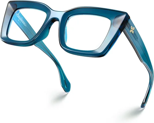 Vista 10 de VISOONE Cat Eye Blue Light Blocking Glasses TR90 Anti-glare Women Calida