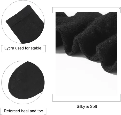 Vista 3 de SERISIMPLE Bamboo Men sock Breathable Sock Low Quarter Thin Ankle Sock Comfort Cool soft Sock 5 Pairs