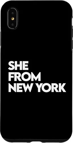 Vista 11 de She from New York Shirt, She's from NY NYC, Bronx, 713 832 Case for iPhone 17