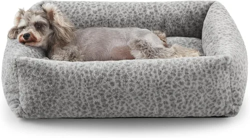 Vista 25 de JOEJOY Cama para Perro de Tamaño Mediano, Cama para Mascotas Ortopédica Lavable de Forro Polar de Pana Suave Premium con Funda de Cremallera