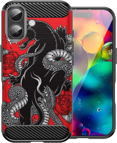 Vista 23 de CasesOnDeck Case Compatible with [Apple iPhone 17 / iPhone 17 Case] Pictorial Patterned TPU Design Case Flexible Slim and Elegant (Astronaut)