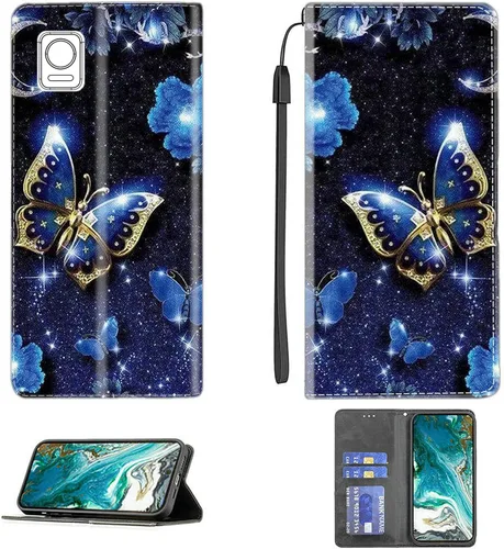 Vista 130 de Aroepurt Funda para UMIDIGI G1 Plus compatible con UMIDIGI G1 Plus Funda para teléfono Funda de piel sintética con función atril magnética CPT15