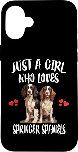 Vista 25 de Just a Girl Who Loves Springer Spaniels Dog Case for iPhone 17