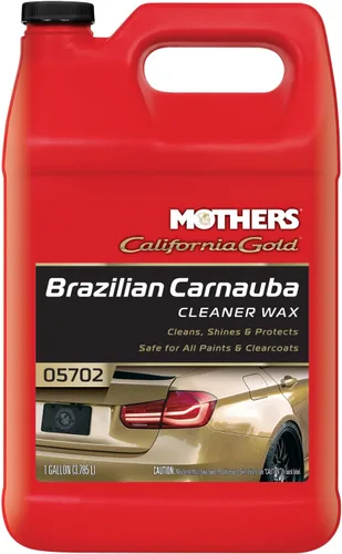 Vista 9 de Cera líquida Mothers California Gold Brazilian Caranuba Cleans & Waxes in One Step, Removes Oxidation & Swirls, Premium Carnauba Shine &