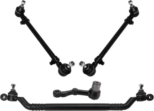 Vista 136 de TRQ Kit de dirección delantera con barra de acoplamiento de fuelle de piñón y cremallera compatible con Toyota Echo 2000-2005