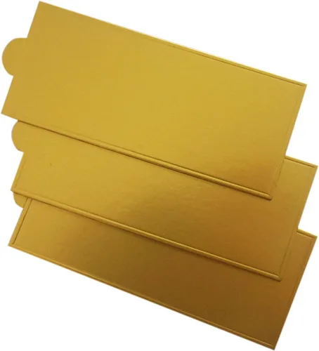 Vista 5 de 100 tableros rectangulares para tartas de 4.72 x 2.05 pulgadas