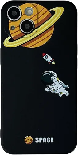 Vista 28 de Yonds Queen Funda protectora de TPU para iPhone SE 2022 (3ª generación), compatible con iPhone 7/8/SE2 (2020), diseño de astronauta, planeta, luna