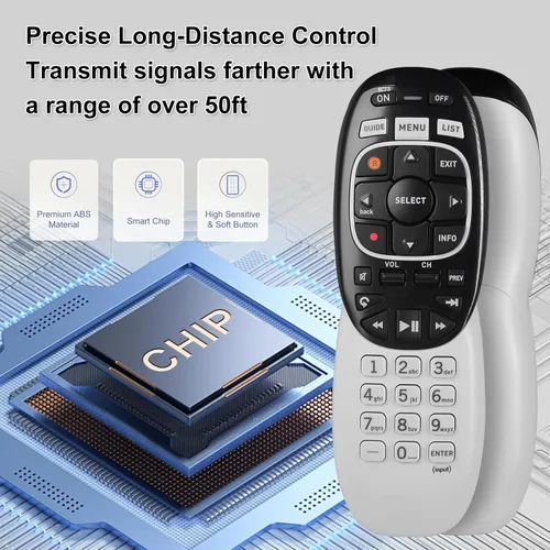 Vista 4 de Nuevo RC73 universal IR control remoto de repuesto compatible con DIRECTV HR54 C61 modo reemplaza RC72 RC71