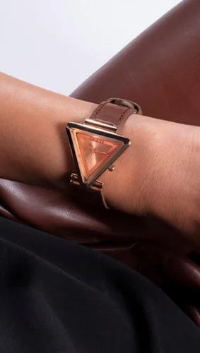 Vista 3 de Guess Reloj para mujer de 1.339 in - Correa de dos tonos esfera de oro rosa caja en tono oro rosa