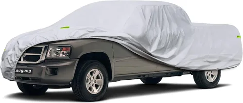 Vista 20 de Kaugung - Cubierta impermeable para camioneta, 7 capas resistentes, ajuste completo para Mitsubishi Raider 2006-2010, para todo clima, protección