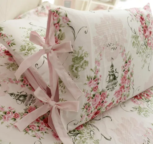 Vista 3 de FADFAY - Juego de sábanas con diseño floral, bolsillo profundo y 100% algodón, 4 piezas