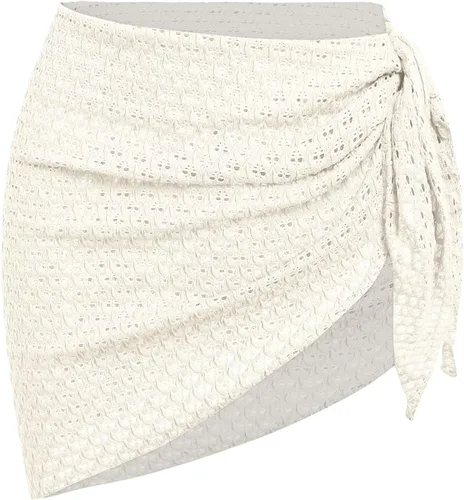 Vista 68 de ZAFUL - Pareo de mujer, pareo de playa, pareo transparente para bikini, pareo de gasa para traje de baño 0- Café