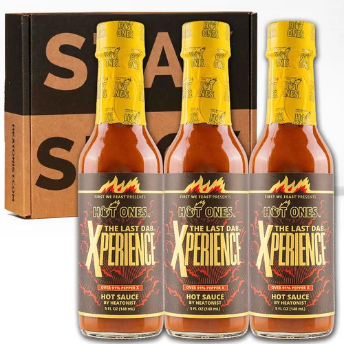 Vista 7 de Hot Ones The Last Dab Apollo - Salsa picante hecha con ingredientes naturales y sabores extra picantes, la única salsa picante en el mundo hecha