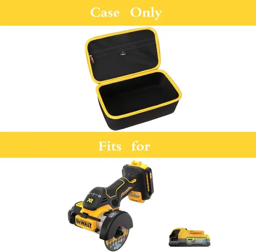 Vista 5 de Mchoi Estuche rígido adecuado para herramienta de corte DEWALT 20V MAX 3 en 1 sin escobillas (DCS438B), solo funda