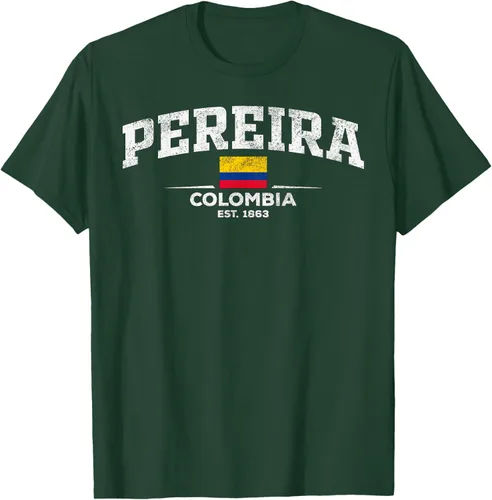 Vista 73 de Camiseta Pereira Colombia, Negro