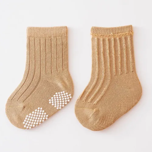 Vista 4 de Calcetines antideslizantes para bebés, calcetines antideslizantes para niñas y niños recién nacidos, calcetines antideslizantes casuales