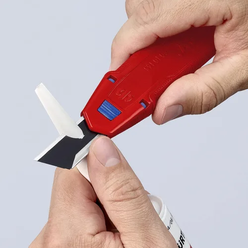 Vista 15 de KNIPEX Tools CutiX Cuchillo universal a presión, 6-1/2 pulgadas, rojo/azul