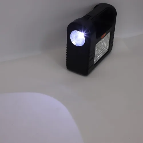 Vista 9 de Linterna solar, generador solar, linterna de camping con 3 bombillas LED, linterna LED portátil, luz recargable de 12000 mAh, ideal para cortes