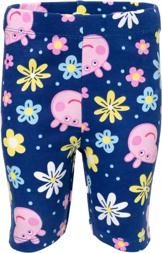 Vista 4 de Peppa Pig Conjunto de camiseta y pantalones cortos para niñas de niño a niño grande