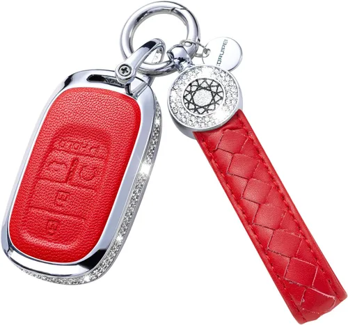 Vista 7 de Compatible con Honda Accord Civic CRV Pilot HRV Odyssey Ridgeline Passport Funda para Llavero