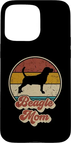 Vista 28 de Beagle Mom Dog Lover Gift For Women Vintage Beagle Mama Case for iPhone 16