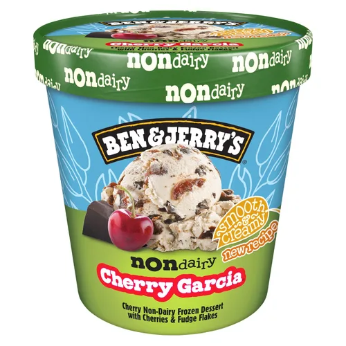 Vista 3 de Ben & Jerry's Sin lácteos, cereza García, 16 oz
