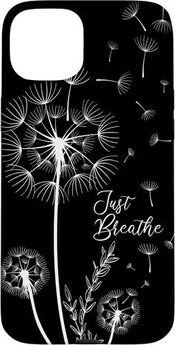 Vista 9 de Lindo diseño de tatuaje de diente de león flechas respiración patrón caso para iPhone 17