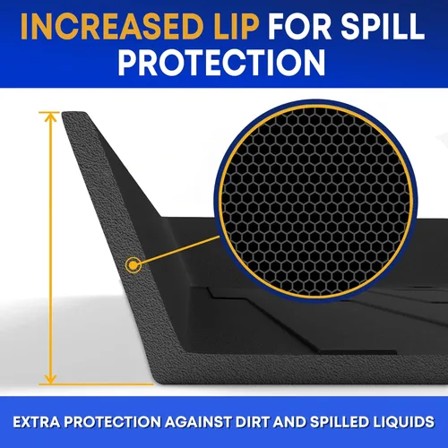 Vista 5 de Forro de carga prémium para Ford Escape 2013-2019 Lincoln MKC 2013-2019 - 100% de protección, alfombrilla de maletero de ajuste personalizado