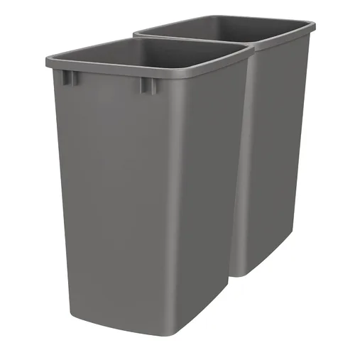 Vista 8 de Rev-A-Shelf 35 Quarts (33.4 litros) Bote de basura para fregadero de cocina para gabinete de cocina base y baño, reemplazo de bote de basura