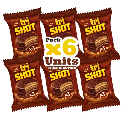 Vista 2 de ALFAJOR TRI-SHOT 6 UNIDAD
