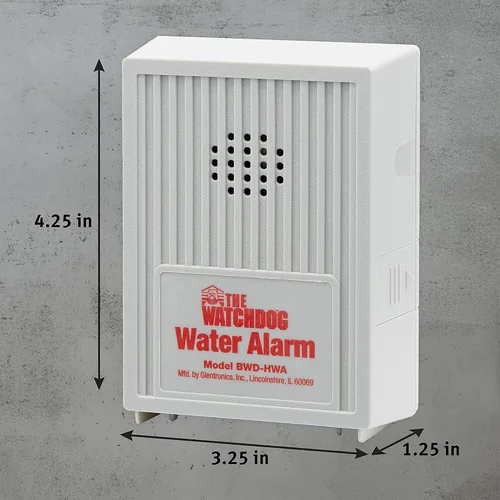 Vista 2 de The Basement Watchdog 110 dB Alarma de agua con sensor desmontable para áreas de difícil acceso (BWD-HWA)