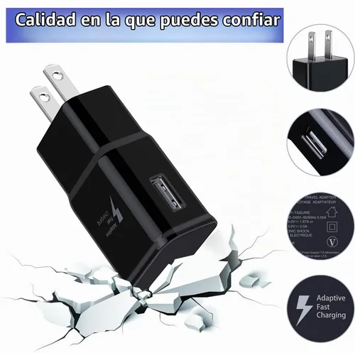 Vista 3 de Paquete de 5 cargadores tipo C de carga rápida, cargador de pared USB rápido para teléfono Android compatible con Samsung Galaxy