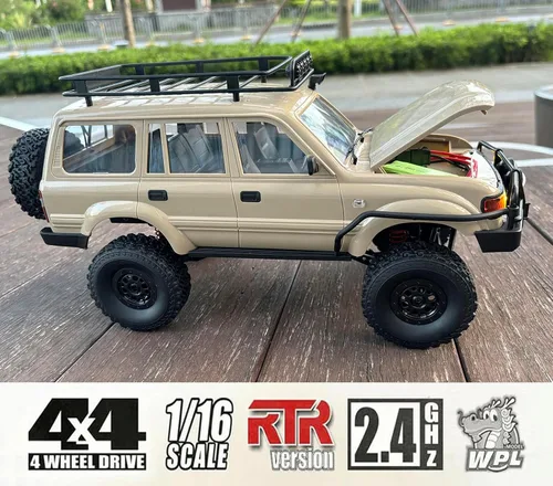 Vista 4 de HLSFWDRIVE WPL C54-1 RC Rock Crawler 4x4 RC Camión Off Road RTR
