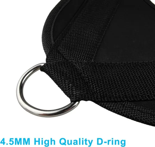 Vista 5 de Ab Crunch Arnés Cable Accesorio Ab Ejercicio Máquina de Cable de Gimnasio Entrenamiento Abdominal Crunch Core Equipo de entrenamiento muscular
