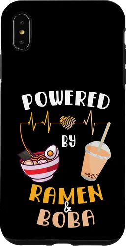 Vista 11 de Powered by Ramen & Boba Tea - Linda funda Kawaii Ramen Soup para iPhone 17